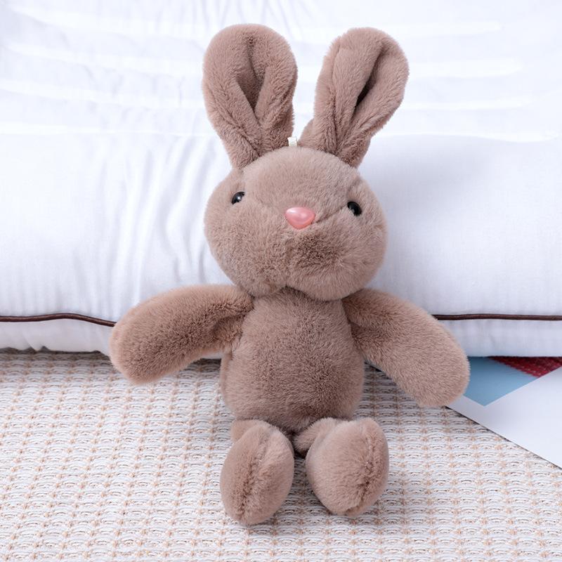 Creative New Cute Teddy Bear Rabbit Plush Toy Doll Pendant Car Student Schoolbag Hanging Ornament Doll