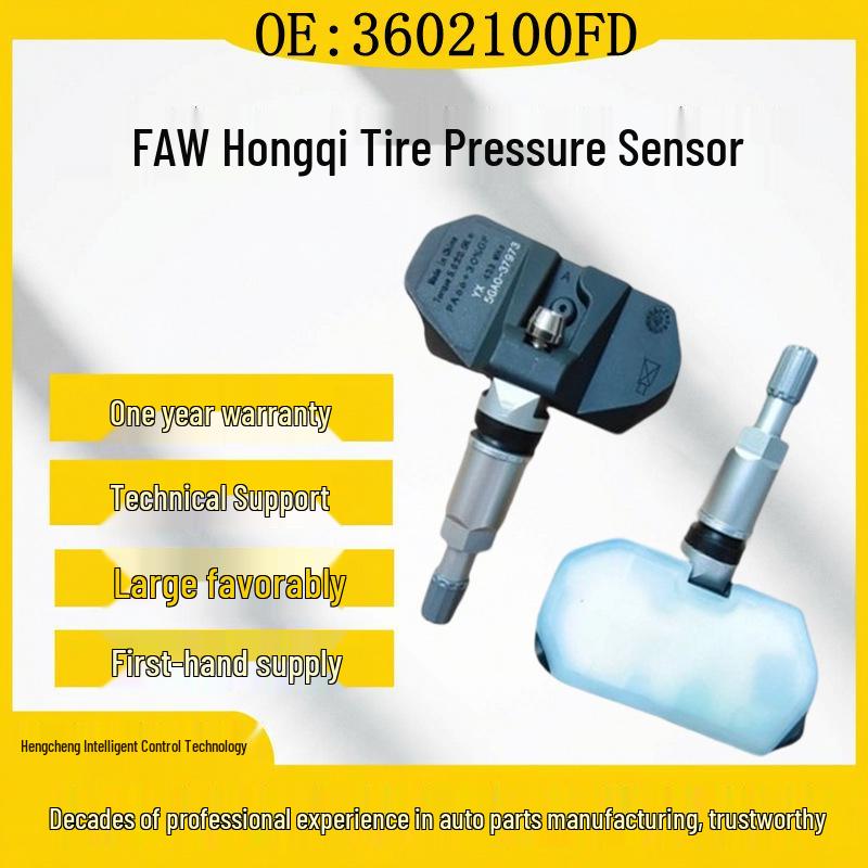 Compatible TPMS Tire Pressure Sensor for FAW Besturn, Hongqi, Senya, and Junpai Models - 3602100FD Rubber