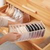 Foldable Underwear Storing Box Home Use Storage Drawer Divider Mesh Grid Organizer for