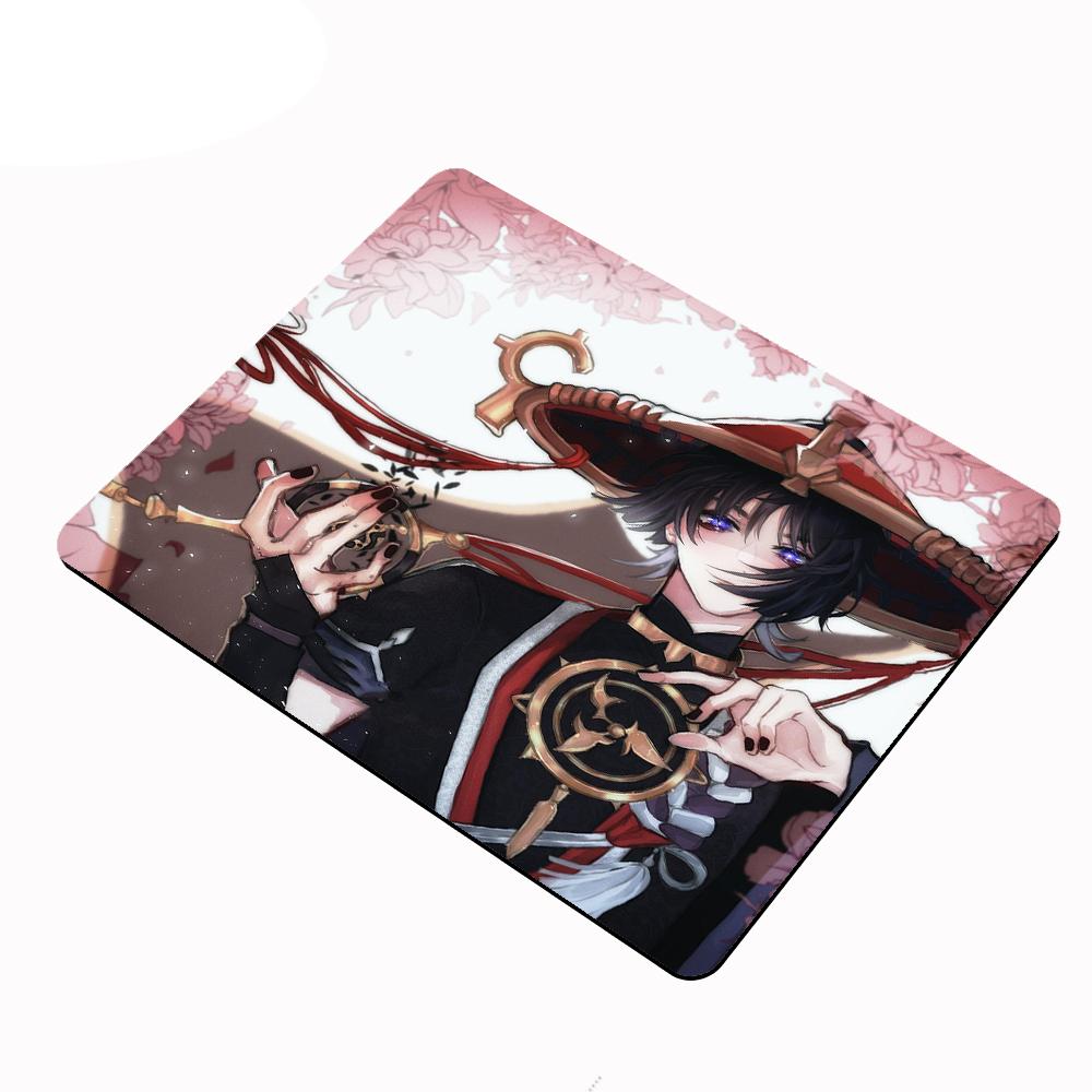 Günstigstes kleines Mauspadd Genshin Impact Mauspadd Scaramouche Schreibtischunterlagen Kawaii Gaming Zubehör Gamer Pad für Computermaus