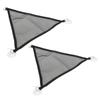 2Pcs Triangular Bearded Dragon Hammock Soft Replaceable Lizards Hammock with Suction Cup for Reptiles HamstersS