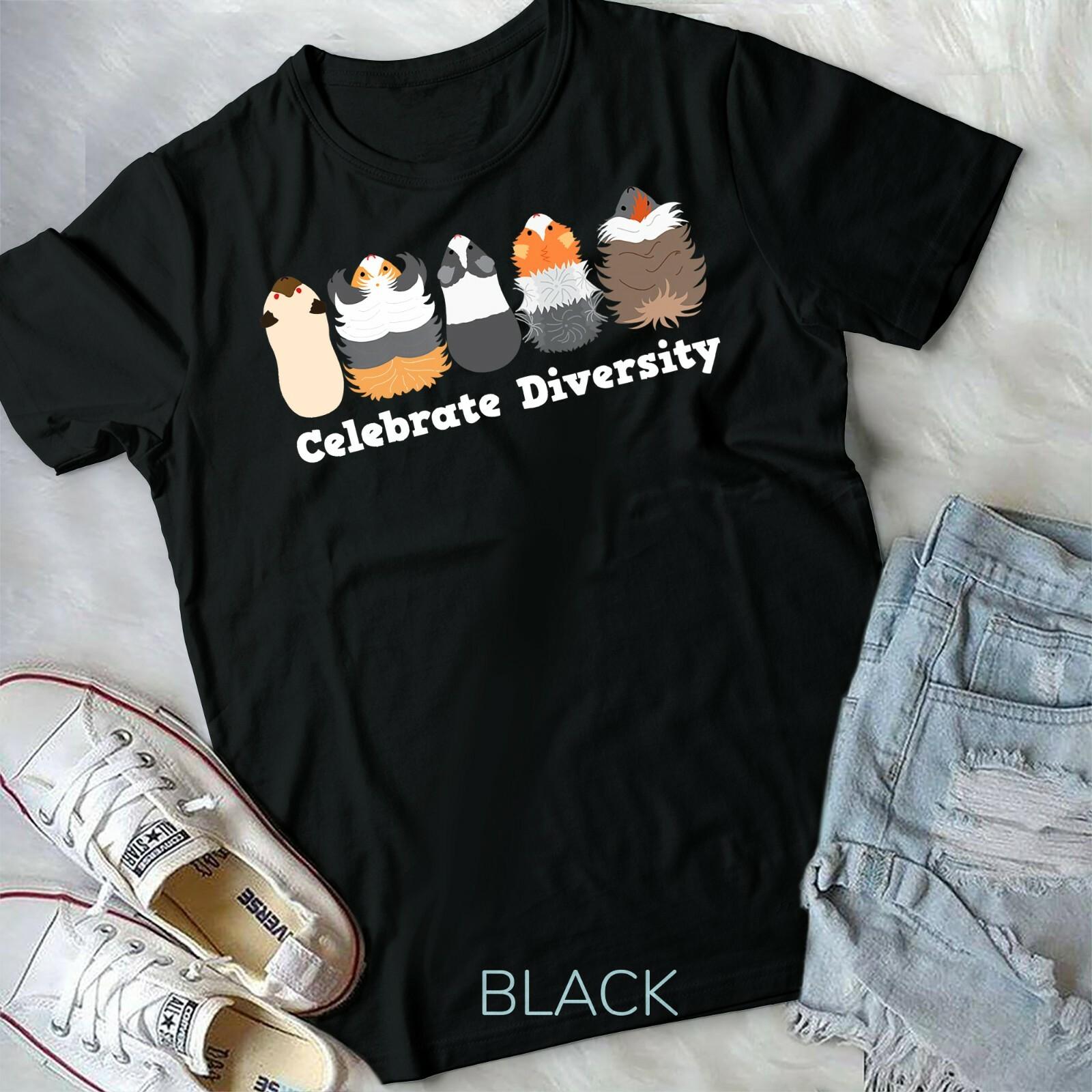Funny Celebrate Diversity Cute Gift for Guinea Pig Lovers Unisex Form T-shirt S