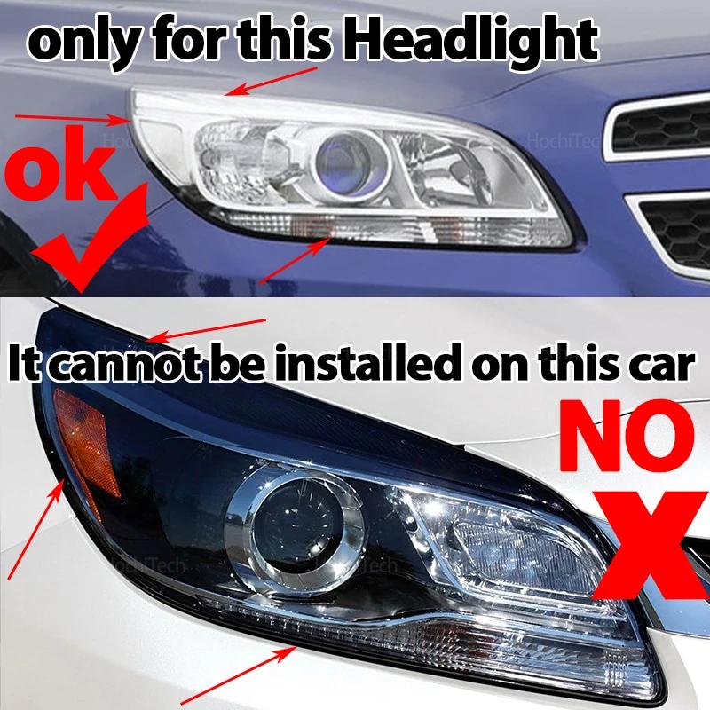Car Headlamp Cover Headlight Lens Glass Cover Lampshade Bright Shell Lens Covers  for Chevrolet Malibu 2013 2014 2015