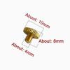 2Pcs 10*8*4Mm Sax Brass Screws Finger Ring Screws For Bb Trumpet Alto Horn M4 Instrument Parts