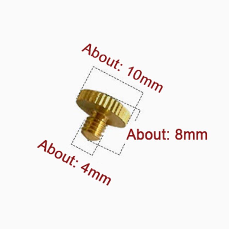 2Pcs 10*8*4Mm Sax Brass Screws Finger Ring Screws For Bb Trumpet Alto Horn M4 Instrument Parts