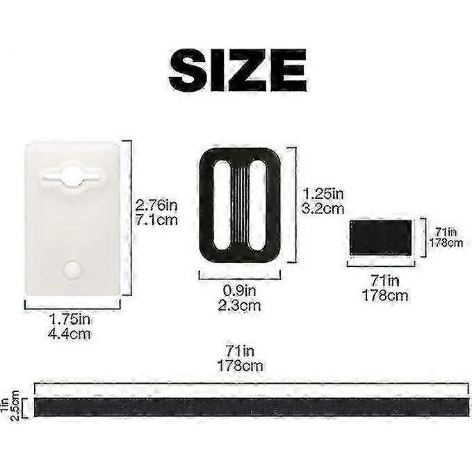 Universelles Schwimmbadabdeckung Rollenbefestigungsgurte Kit Schwimmgürtel für Outdoor-Ausrüstung - RIpj