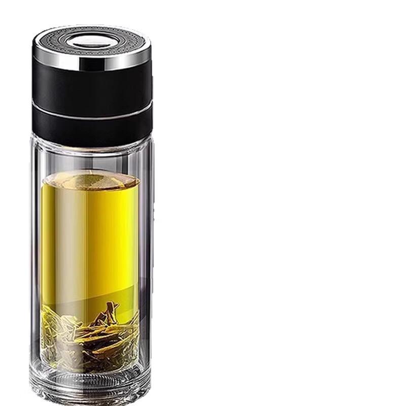 Shuangqi One-Touch Double-Layer Glass Bottle