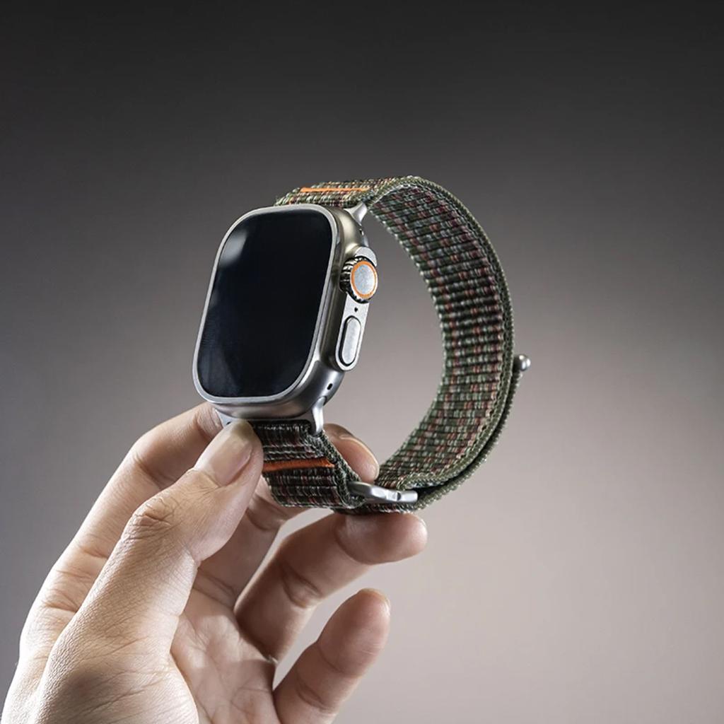 Nylom Trail Loop Strap For Apple Watch Ultra 2 1 49mm 45mm 44mm 42mm Sport Band For iWatch Series 9 8 7 6 5 4 Se 40 41mm Correa