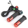 1 Pair Universal LED Voltage Display Twist Throttle for 12?99V Electric Bike Scooter