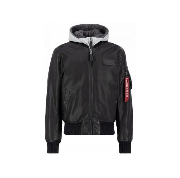 Куртка кожаная Alpha Industries Ma-1 D-Tec