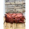 Leather Large Duffle Travel Bag Handmade Real Goat Leather With 2 Journal's Gift