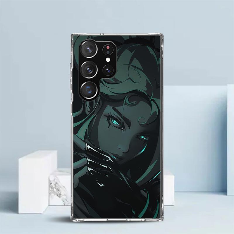Valorant Game Cool Phone Case For Samsung Galaxy S24 S25 Edge S26 Ultra S22 S23 Plus S21 + S20 FE Soft TPU Back Cover Galaxy S22