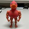 Muscle Duck Figurine The Gym Bro of The Duck World 3D Printed Muscular Duck Statue Gift for Fitness Lovers Protein Powder Hoarders