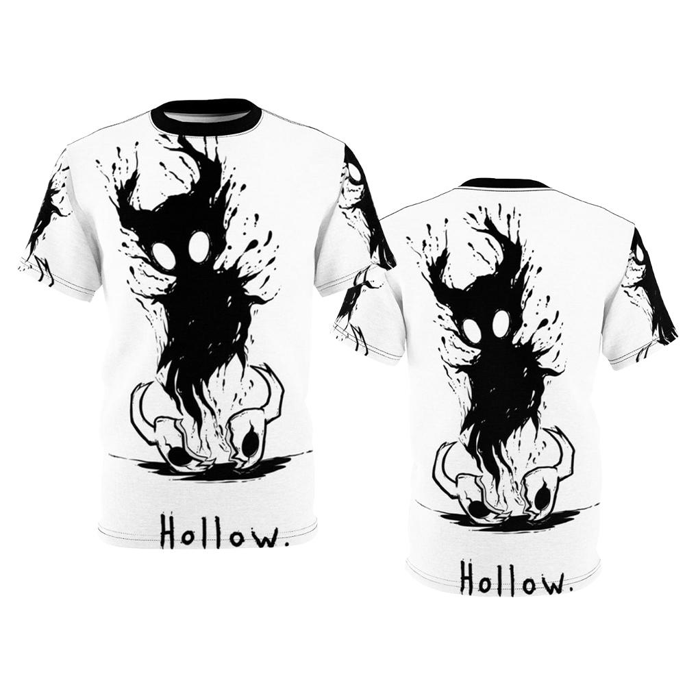 Cute Hollow Knight Character Graphic T-shirts Men's Casual Loose Short Sleeve Tee Harajuku Personalized Streetwear Kid's Clothes