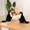 Cartoon Simulation Bird Parrot Doll Plush Toy Toucan Doll Kindergarten Baby Soothing Doll