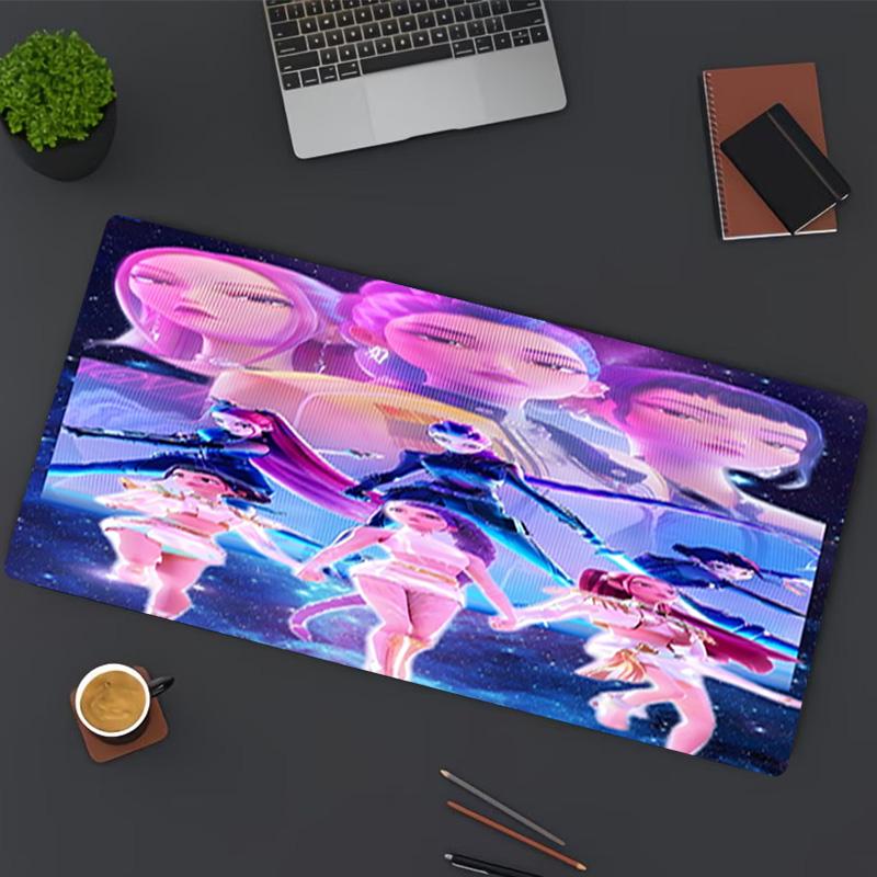 KPop Dämonenjäger Druck Mauspads, für Tastaturauflage Laptop PC Matte für Büro Heimgebrauch, Schreibtischdekoration, Perfektes Geburtstagsgeschenk für Gamer