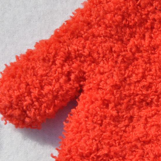 Children Kid Autumn Winter Warm Mittens Solid Color Full Finger Plush Gloves