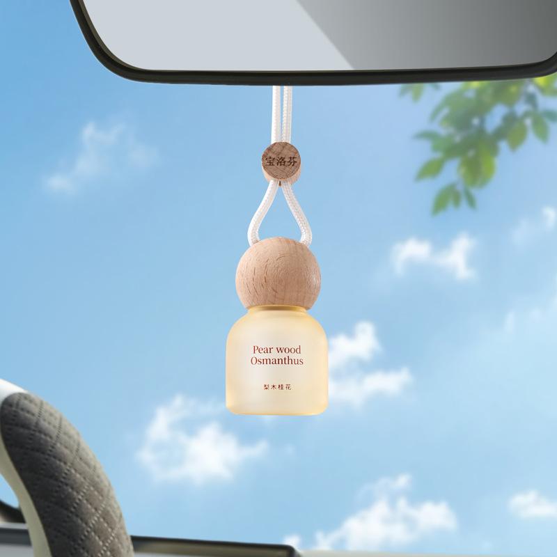 

Hanging Car Air Freshener with Wooden Cap – Long-Lasting Fragrance Diffuser for Car, Closet, and Bedroom