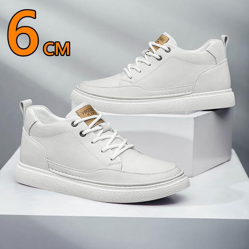 Scarpe da Ginnastica da Uomo Scarpe con Rialzo Tacchi Nascosti Scarpe Rialzanti Traspiranti Aumento Altezza 6CM Casual Sportive Scarpe Lift