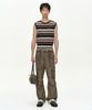 ADSB ANDERSSON BELL Carpenter Cargo Wide-Leg Trousers Apa901M(Khaki Brown)
