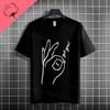 Funny Dont Look Down The Circle Game Humor Style Slogan Tshirt 100 Cotton Short Sleeve Fashion Casual Tshirt Outdoor Wear