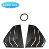 2PCS Window Louver Shutter For Volkswagen VW Golf 8 MK8 + Car Rear Louver Window Side Shutter Accessories