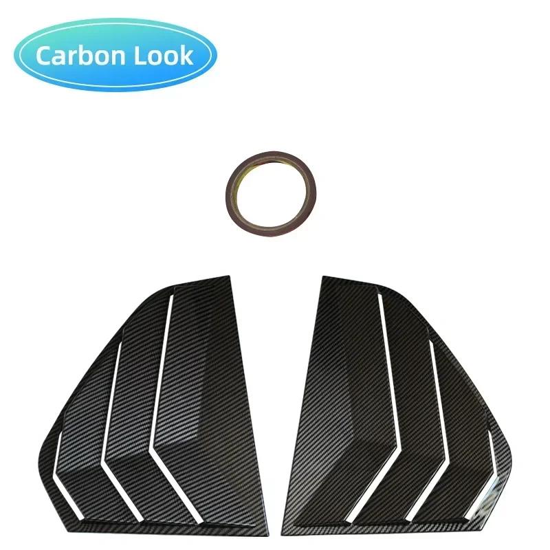 2PCS Window Louver Shutter For Volkswagen VW Golf 8 MK8 + Car Rear Louver Window Side Shutter Accessories