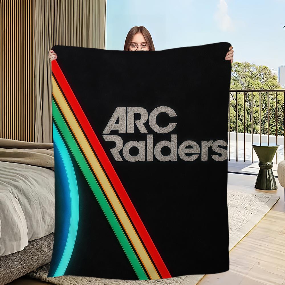 A-Arc Raiders Game Blanket For Sofa Room Microfiber Bedding Blanket Office Travel Gift Home