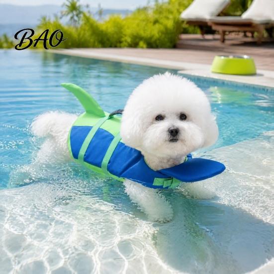 Adjustable Dog Swim Vest Life Jacket with Chin Float, Straps, Rescue Handle, High Small Buoyancy Pet Floating for Medium Large Dogs Straps