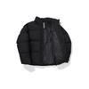 FILA Down Jackets Unisex Black Stand Collar Moderate FE2DJE6105X-BLK