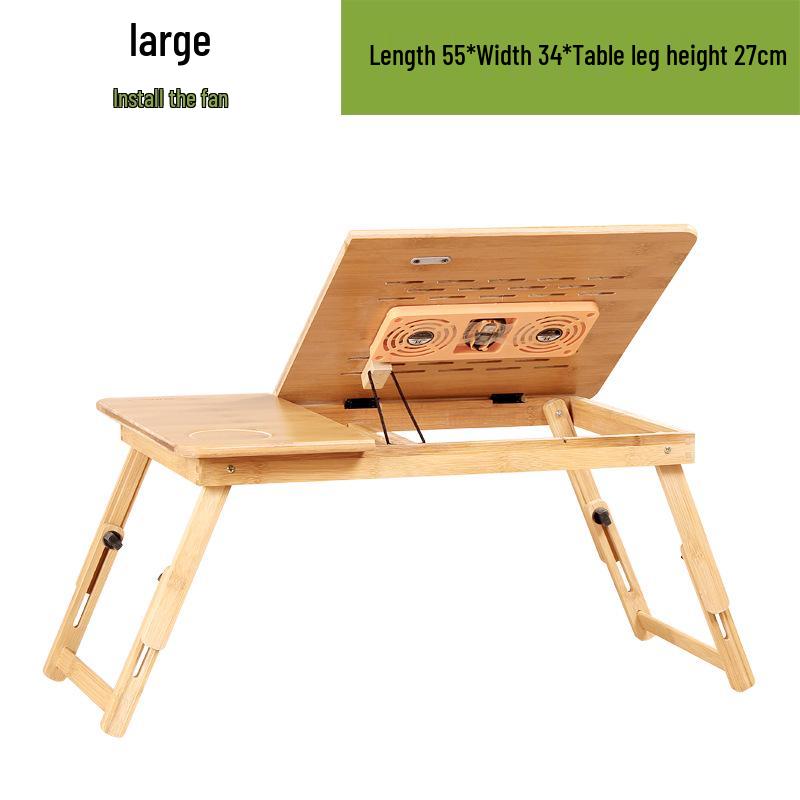 Minimalist Bamboo Laptop Bed Desk - Perfect for Dorms & Study Spaces