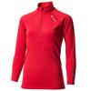 Goldwin C3fit Advanced Warm Long Sleeve Fire Size S Size Women's Zip-Up Top, Red, (Japan S)