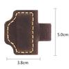 Retro Crazy Horse Leather Magnetic Bookmark & Pen Holder with Free Custom Laser Engraving