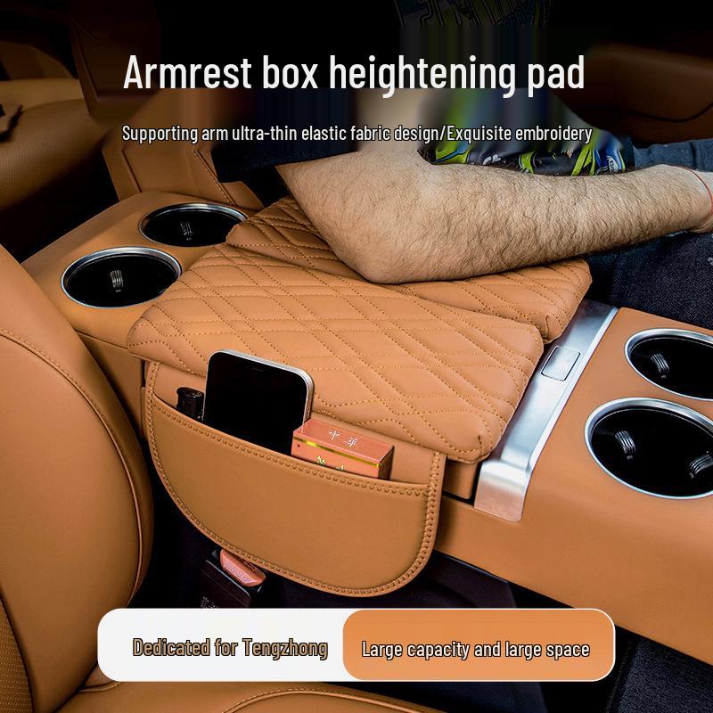 BYD Denza D9/N7/N8 Kožená podložka chrániče loketní opěrky