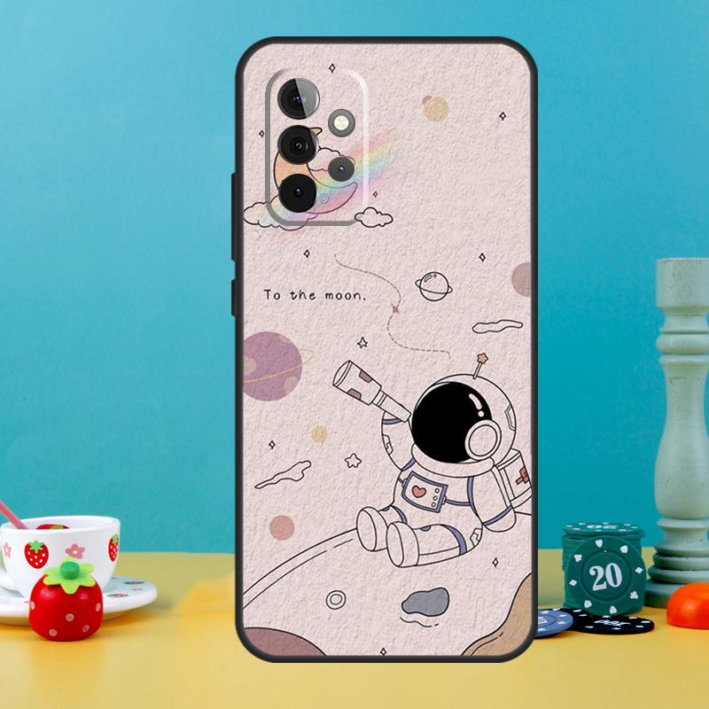 

Cute galaxy Astronaut Case For Samsung Galaxy A55 A56 A36 A54 A34 A14 A05 A16 A26 A12 A32 A52 A13 A33 A53 A15 A35 Samsung A14