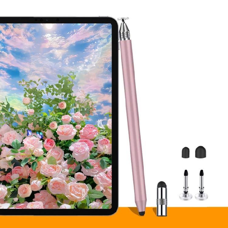 Universals Two Tip Styluses Pen 3 In 1 Design Soft Silicone Heads for Tablets Phones Precise Touch Control