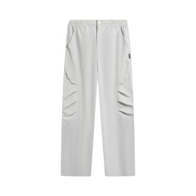 Li Ning Outdoor CF Water Sports Loose Simple Solid Color Long Pants Women Bottoms AYKW112-6