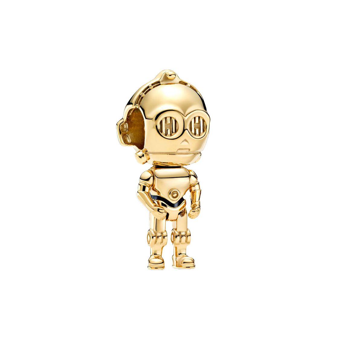 Pandora Серия Звездные Войны Шарм C-3PO Унисекс Шарм Золотой 769244C01 One Size