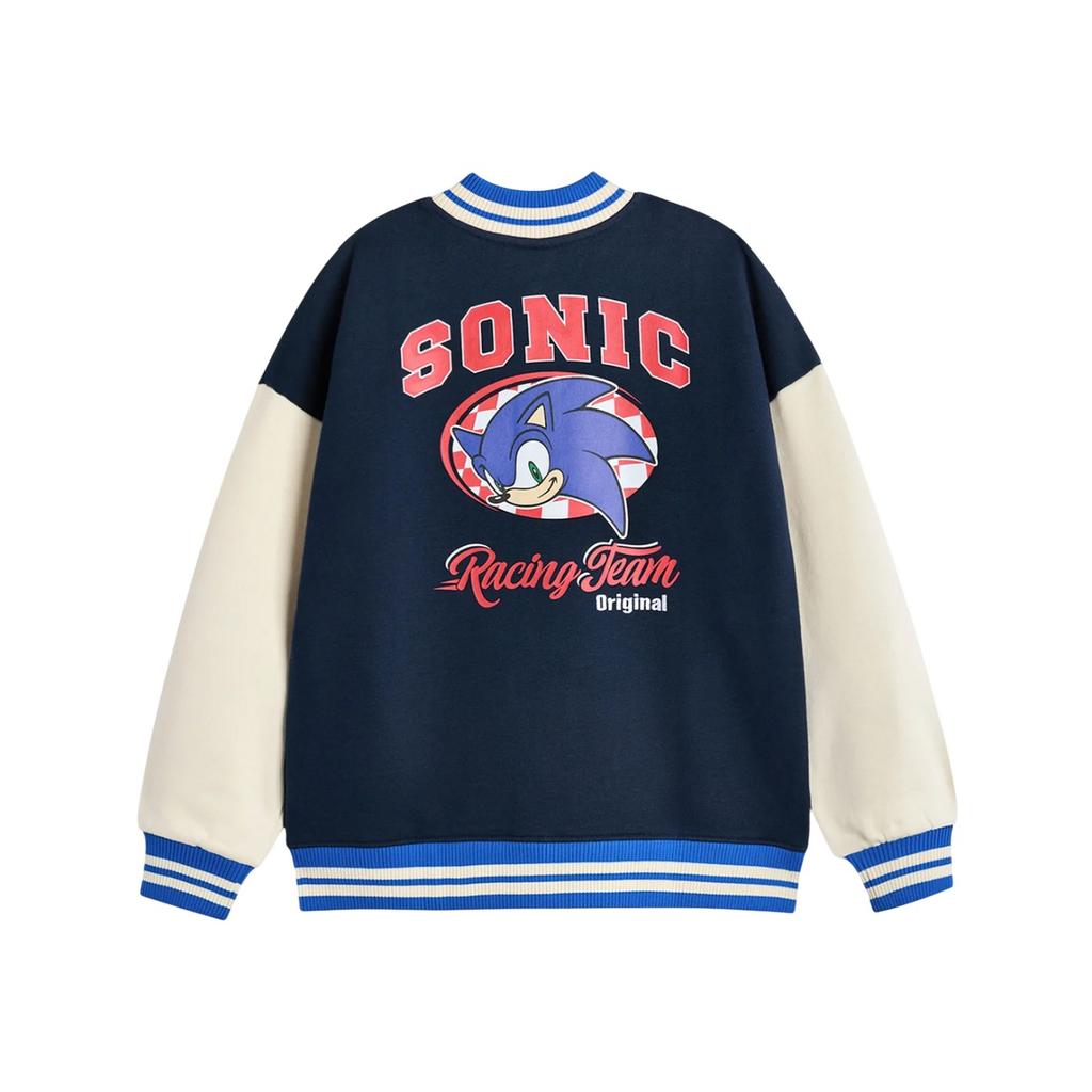 Sonic The Hedgehog Boys Racing Team Varsity Jacket