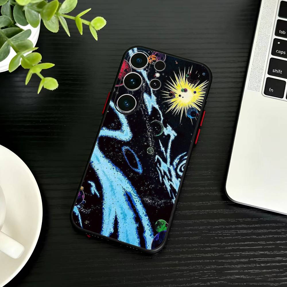Starry Night whimsical landscape Phone Case For Samsung S26,S25,S24,S23,S22,S21,S20,Plus,Fe,Lite,Others Black Cover