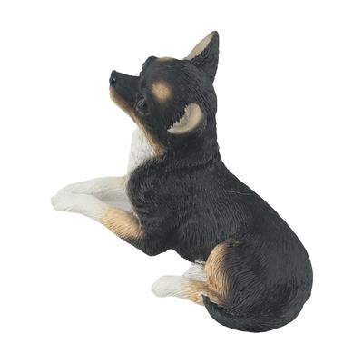 8*4*5,2cm Chihuahua Skulptur Vielseitige Wahl Langlebige Harzmaterialien Einzigartiger Charakter Kompakte Größe