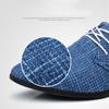 Oxford Shoes for Men Luxury Brand Men Dress Shoes Breathable Pointed Toe Linen Canvas Shoe Business Men Casual Shoes Size 38-48