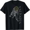 Norse Paganism Compass Vegvisir Rune Wolf Valhalla TShirt 100 Cotton ONeck Short Sleeve Summer Casual Unisexs Tshirt Streetwear