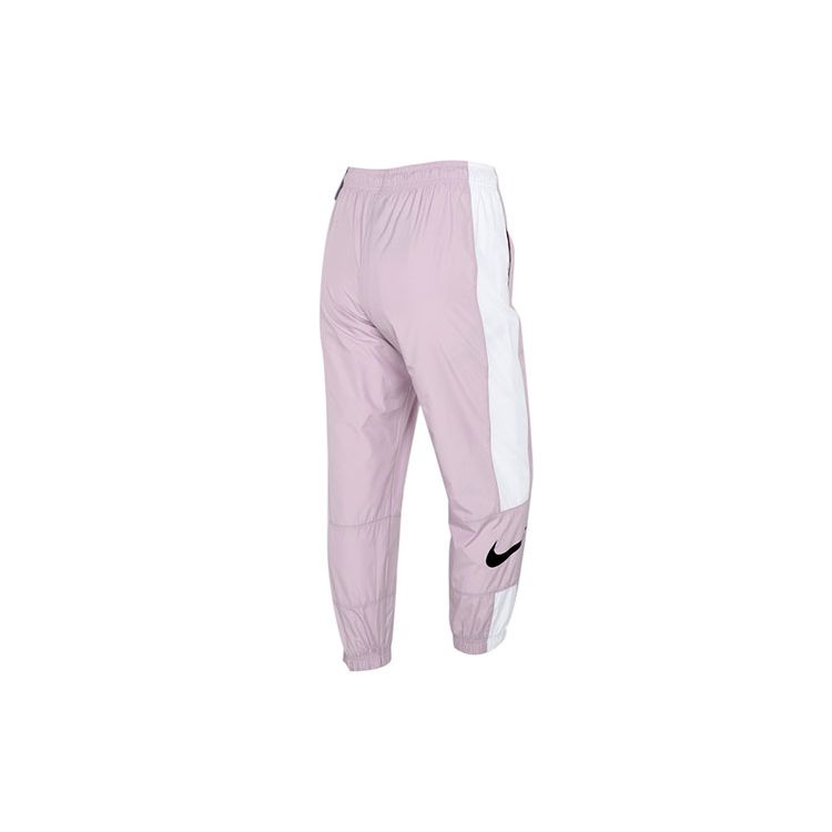 Nike Nsw Stmnt Wvns Bukse Løpetrening Fargeblokk Strikk Sportsbukser Vintage Lange Bukser Damebukser Lys-Lilla DC0041-576