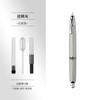 Matte Black MAJOHN A1 Press Fountain Pen Retractable Extra Fine Nib 0.4mm Metal Ink Pen with Converter for Writing