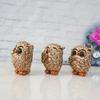 3pcs of Cute European-Style Owl Decorations for The Living Room Office Desk And Home Decor