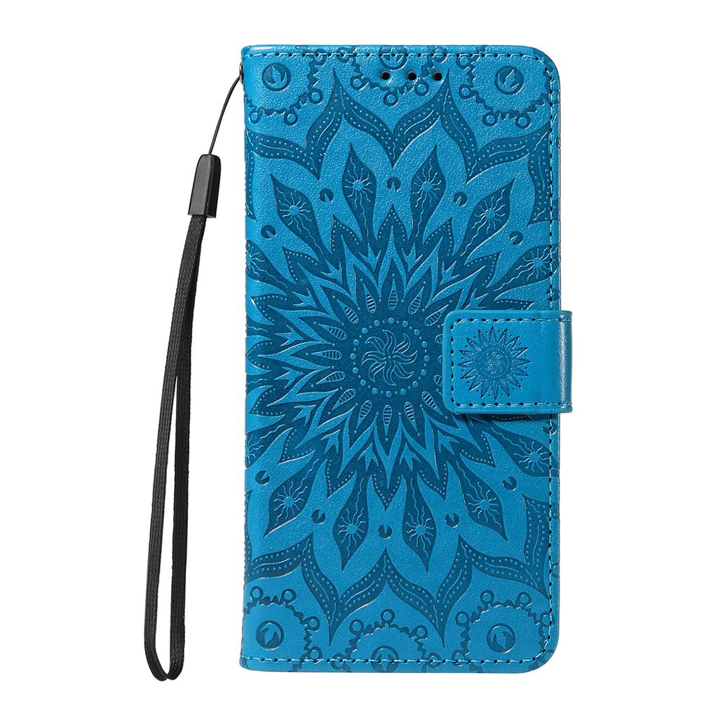 For Xiaomi 17 Leather Wallet Case Sunflower Imprinted Phone Cover