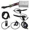 36V 48V 250W Brushless Motor Controller Kit 15A Controller LCD4 Panel 130X Thumb Throttle 8C Power