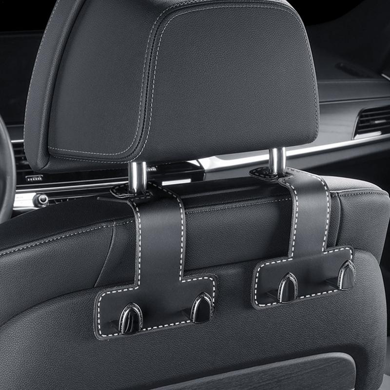 Double Car Hook Car Storage Hooks Car Purse Hooks Stylish Car Hook Multifunctional Auto Backseat Hangers Headrest Hooks For Keys