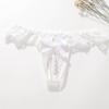 Spitzen String mit offenem Schritt Massageperle Sex-Slips Damen Sexy Transparent Heiß Kostenlose T-Pants